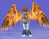 Animated Fire wings