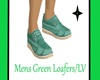 LV/  M  Green  Loafers