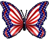 Patriotic butterfly