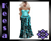 Corset Gown Teal