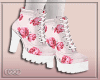 ∞ Floral boots