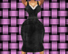 [Del] black velvet dress