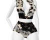 LV animal print shorts