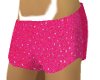  Pink Shorts-Blue specks