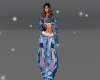Denim Patchwork Outfit