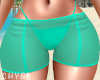 C~Aqua Neon Shorts