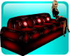 (AL)Red PVC 4Seat Sofa