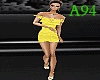 pregnant  yellow dress