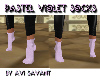 Pastel Violet Sock