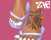 Beach Flip Flops Lilac