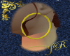*JR Gold hoop earrings f