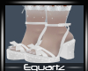 NY White Diamond Heels