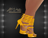 Ava Yellow Heels