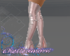 Thigh High Metallic Rose