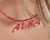Alba Necklace Red