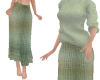 TF* Green Plaid Skirt