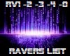 Ravers light  rv1-2-3-4-