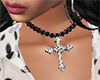 pearl-cross necklace