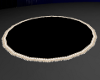 Black Round rug