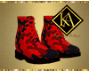Camo Red Boots