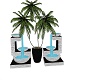 fountain/ palm treeplant