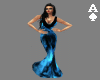 (A)Blue Smoke Dress