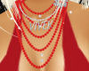 Red sparkle pearls