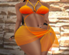 Orange Bikini & Pareo