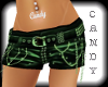 *!* Green Chain Shorts