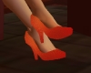 Fire Orange Pumps