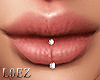 L! Lips Piercing Diamond