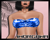M. Bandeau Bikini Fl Blu