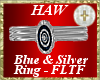 Blue & Silver Ring FLTF