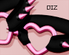 !!D Knee Spikes Pink