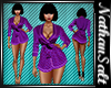 purple short dress