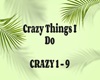 Crazy Things I Do