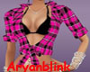 ~ARY~Pink Plaid Top