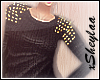 $ Spiked Knit ~ Black