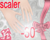 [k] Hand scaler -30%