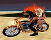 Flaming Wolf Motorcycle