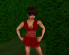 Red Lace Mini Dress