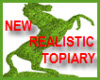 Realistic HORSE TOPIARY