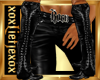 [L] Leather Rock Pants