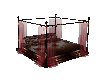 leather bed brown