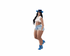 F! Chapeu CowGirl Blue