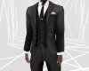 M| NY Grey Vest Suit