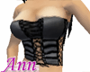 Laced Panel Bustier BLK