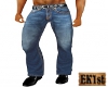 Blue Jeans/ Studded Belt
