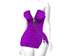 Purple zip dress