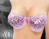 Diamond pink bra